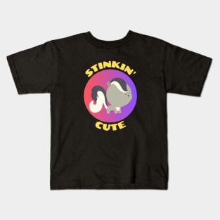 Stinkin' Cute |  Stinking Cute Skunk pun Kids T-Shirt